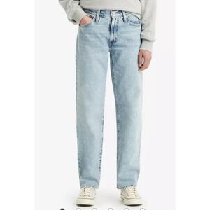 Levi's Premium 501 boyfriend  Fit Light Wash Distressed Denim Jeans Women's